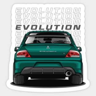 Lancer EVO IX GT (Bluish Green Pearl) Sticker